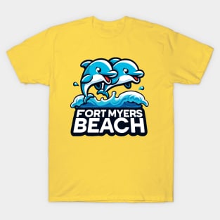 Dolphins at Fort Myers Beach T-Shirt